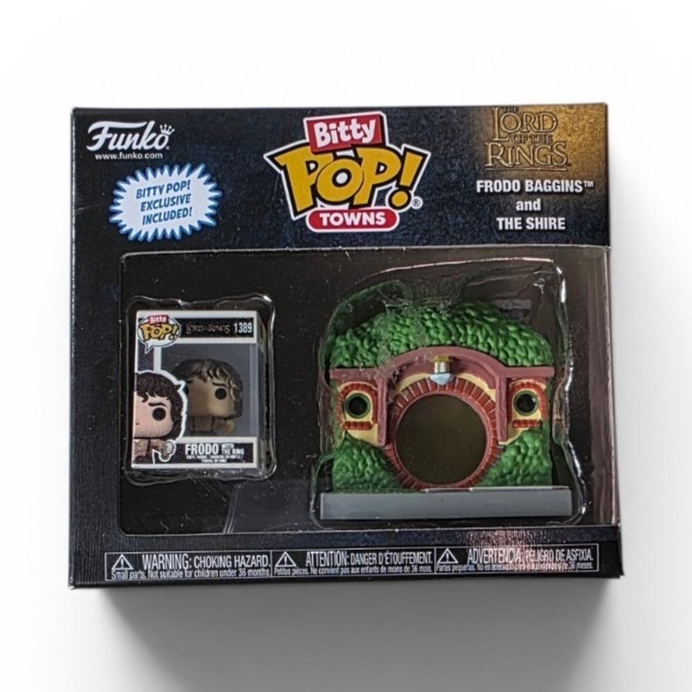 Funko Bitty Pop! Towns LOTR Frodo Baggins & The Shire Vinyl, Exclusive